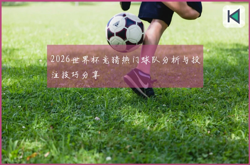 2026世界杯竞猜热门球队分析与投注技巧分享